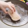 6Pcs Natural Luffa Dish Towel Washing Cloth Sponge Loofah Scrub Pad Dish Pot Oil Stain Removing Scrubber Kitchen Clean Brushes P