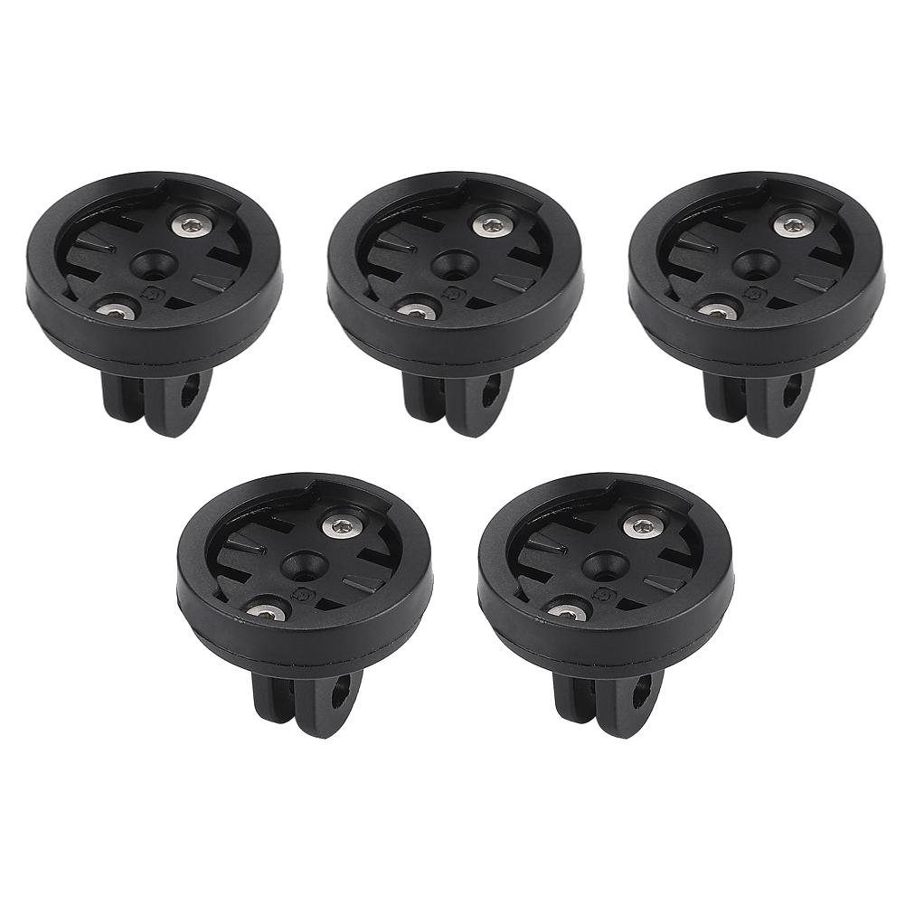 1-5pcs Mountain Bike Computer Mount Handlebar Computer Holder Front Light For Gopro Connecting Seat For Garmin Camera Fix Base