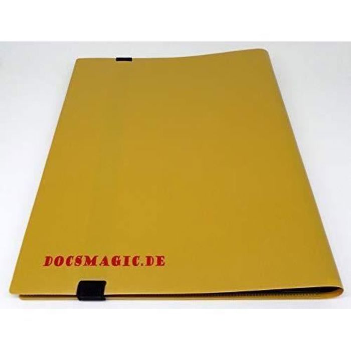 Docsmagic.De Pro-Player 9-Pocket Album Or - 360 Card Binder - MTG - PKM - YGO - Classeur Pour Jeu De Cartes Or