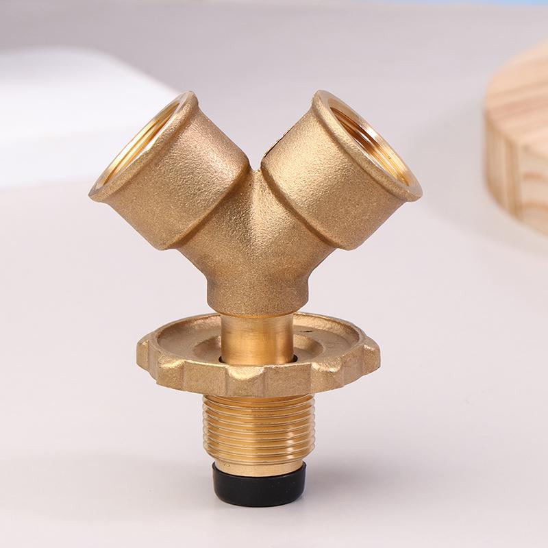 Gas Burner Heater Cylinder Connection Port Y Splitter Three Way Valve One Two Way Lpg Furnace Gas Storage Tank On Off Valve