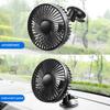 Car Fan 3 Blades 360 Degree Rotation Relieve Heat Universal Rear Seat USB Freshener Ventilation Fan Vehicle Supplies