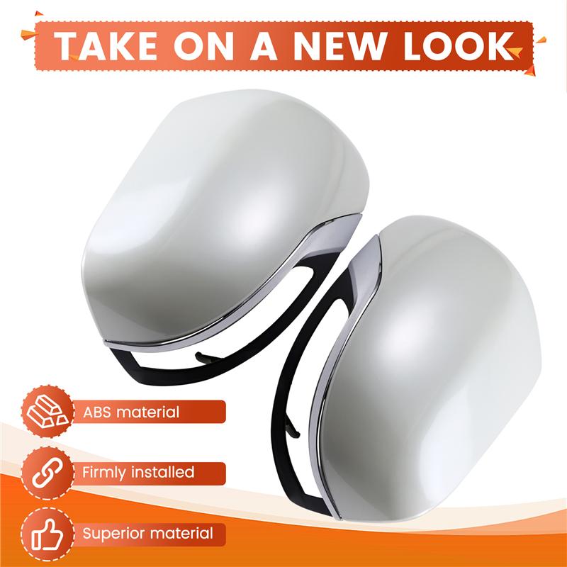 Car Left Right Rear Mirror Cover Shell For Toyota Land Cruiser 200 2008- Land Cruiser Prado 150 2010-