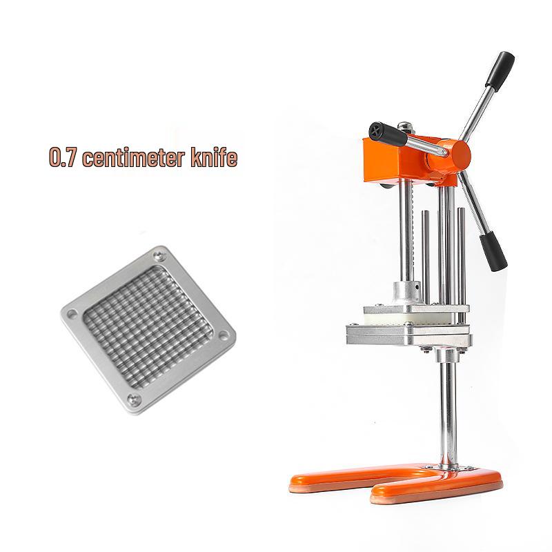 Manual Vegetable Dicer: Fries Cutter, Potato & Cucumber Slicer, Vertical Radish & Strip Slicer.