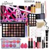 Popfeel Alles-in-één Make-up Set Professionele Volledige Gezicht Cosmetische Set Oogschaduw Palet Lippenstift Foundation Make-up Kwasten Cadeaubox voor Vrouwen