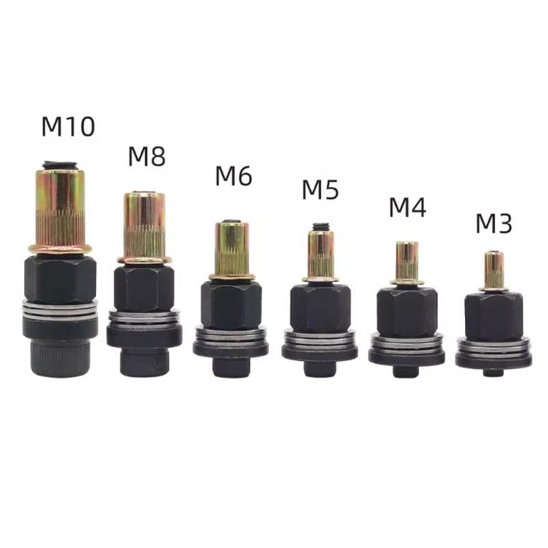 Hand Rivet Nut Manual Tool Ergonomic Designs Suitable for Metalworking Tight Spaces with Accessories Simple Installation