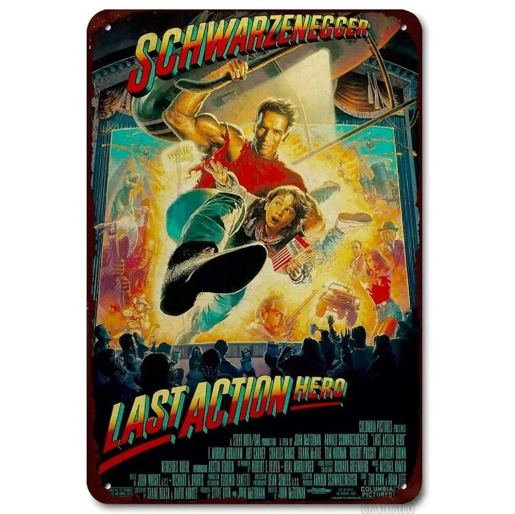 Old Film Poster Painting Training Day Bad Boys Mad Max Tin Sign Shabby Decoration Metal Plate Home Room Wall Plaques Sign Decor