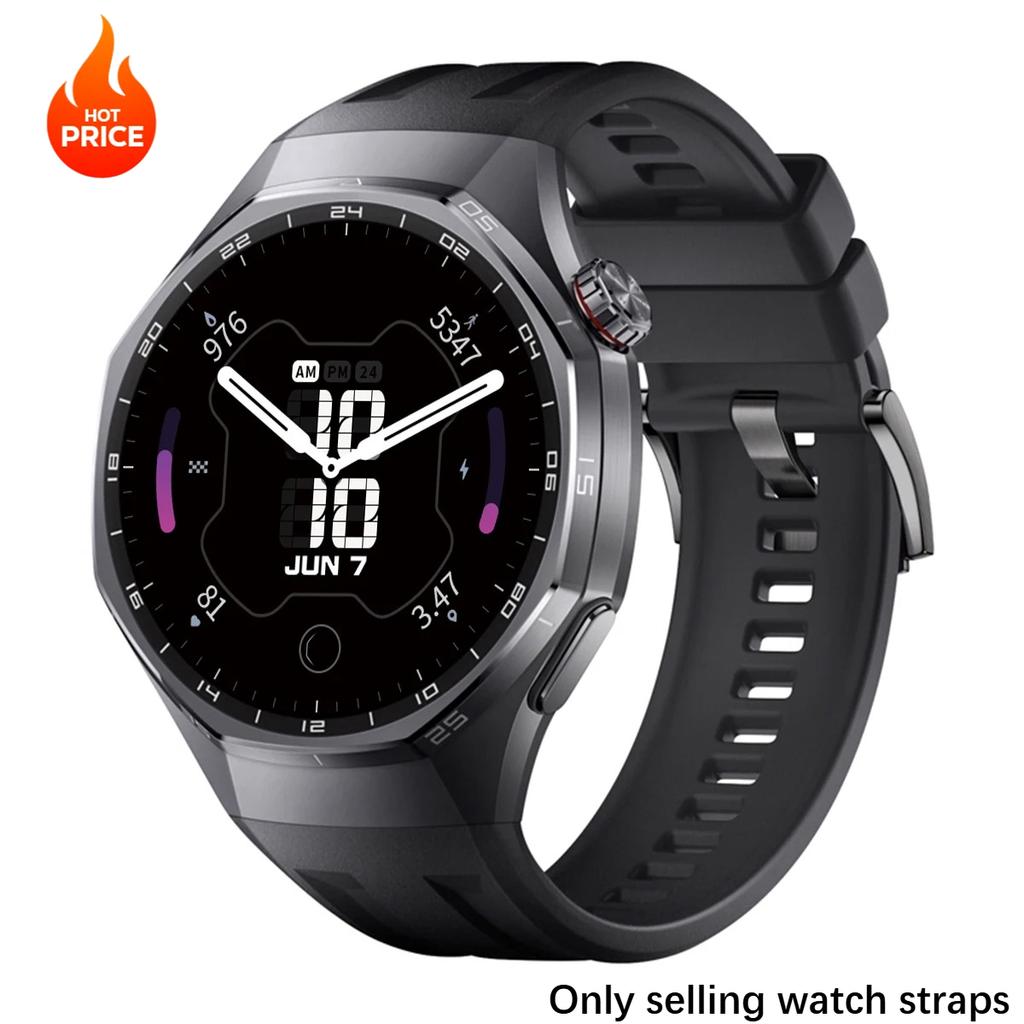 No Gaps Silicone Strap for Huawei Watch GT6 Pro 46mm Offical Soft  Adjustable Sport Straps for GT6Pro 46mm Quick Release Band