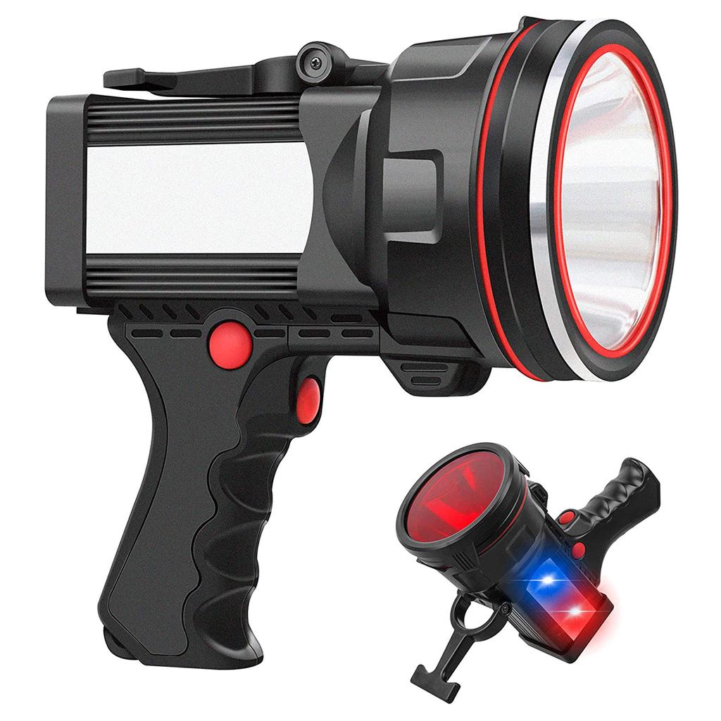 Buy 8000Lumens LED Hunting Spotlight Floodlight Side Light 12800Mah