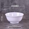 Durable Melamine White Soup & Rice Bowl – Imitation Porcelain, Drop-resistant, Commercial Grade, Multi-Purpose Small Bowl