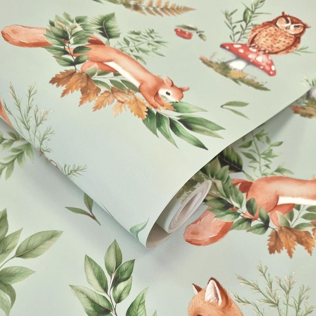 Holden Décor Forest Friends Textured Wallpaper