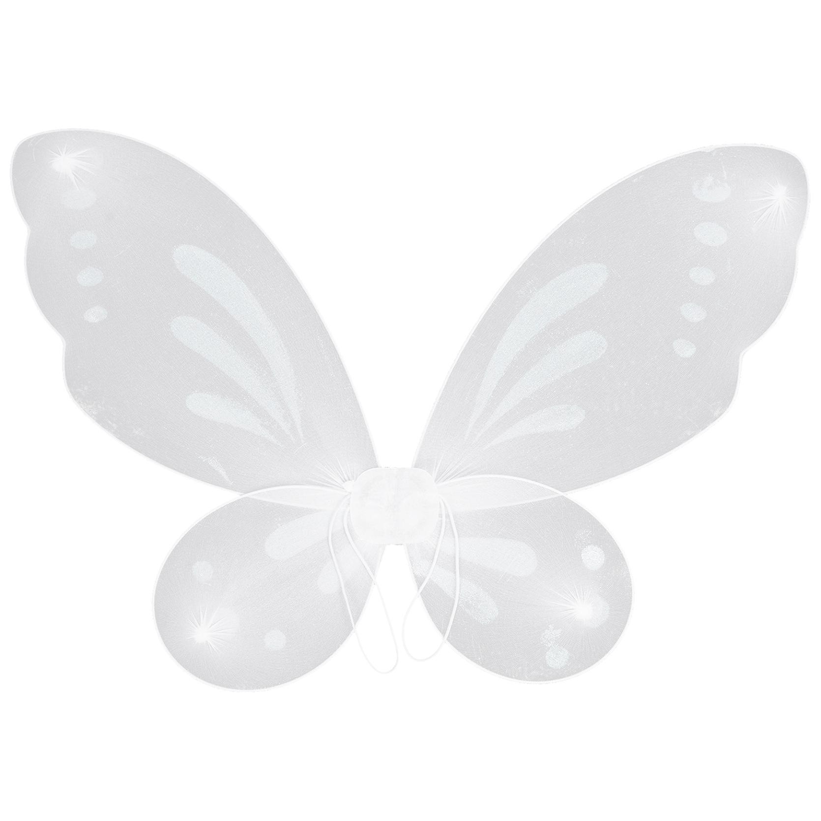 

Сверкающие прозрачные крылья феи ангела для девочек, карнавальный костюм для детей, фотографий, маскарада, Хэллоуина, Рождественской вечеринки белый