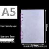 A6 Loose-Leaf Binder Refill: 6-Hole Planner & Budget Notebook Sheets
