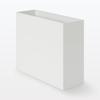 MUJI Recycled Polypropylene File Standard White W10 x D32 x 83904364 Box, Type, Gray, Approx. H24cm,