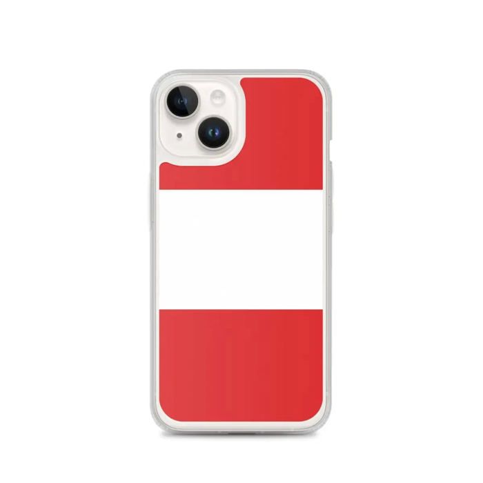 Coque Télephone Drapeau Pérou - iPhone 14