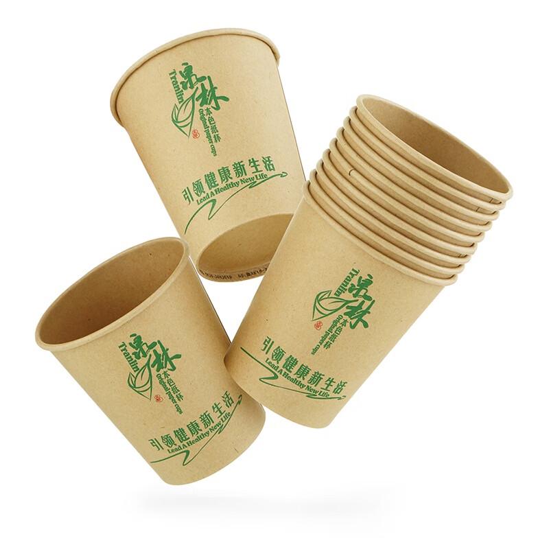 

Quanlin Natural Brown Disposable Paper Cups 210ML, 100 Count