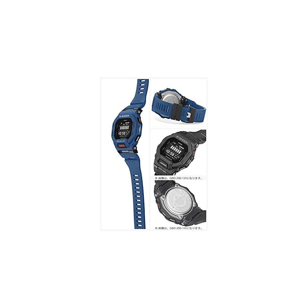 [Casio] G-Shock Watch [Domestic Genuine Product] G-SQUAD Bluetooth Equipped GBD-200-2JF Men's Blue