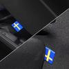 Auto 3D Schweden Flagge Dekoration Emblem Aufkleber Auto Innenraum Spalt Tür Kofferraum Frontgrill Abzeichen Aufkleber für XC40 XC60 XC90 S60 S90 V40 V90