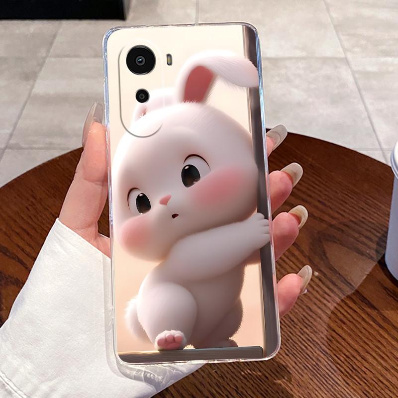 Jelly Casing For Xiaomi Redmi A7 Pro Funda Capa Clear Silicone Soft TPU Back Cover Cute Cat Rabbit Heart Protective Case Coque
