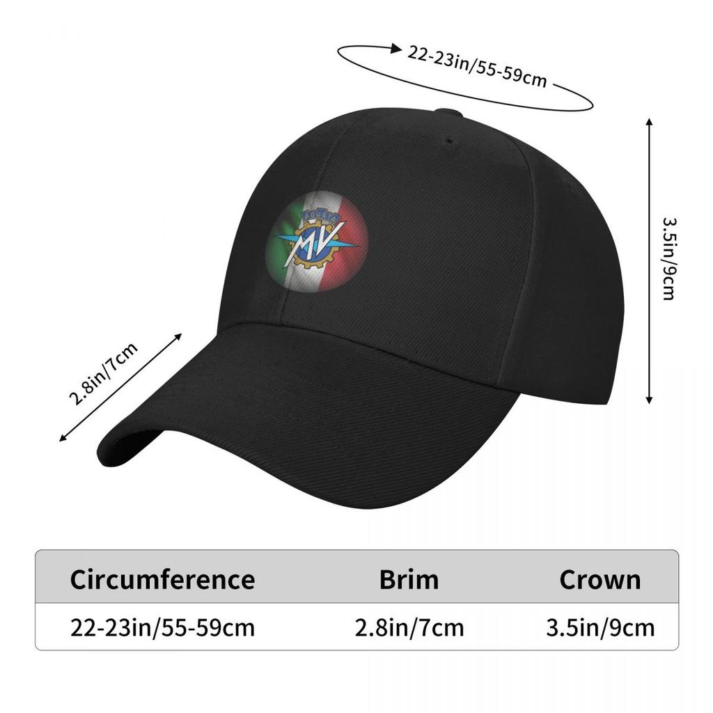 MV Agusta Italian Flag Baseball Cap Hat Baseball Cap Beach Outing For Girls Men's