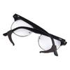 AUGEN Soft Anti Slip Corrosion Resistant Durable Ear Hook Lock Tip Holder for Eyewear Eyeglasses Spectacles (Pack of 3 Pair, Black)