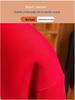 2025 Year of the Horse Men's Red Hoodie - Winter Warmth, Plus Velvet, Thickened, Round Neck
