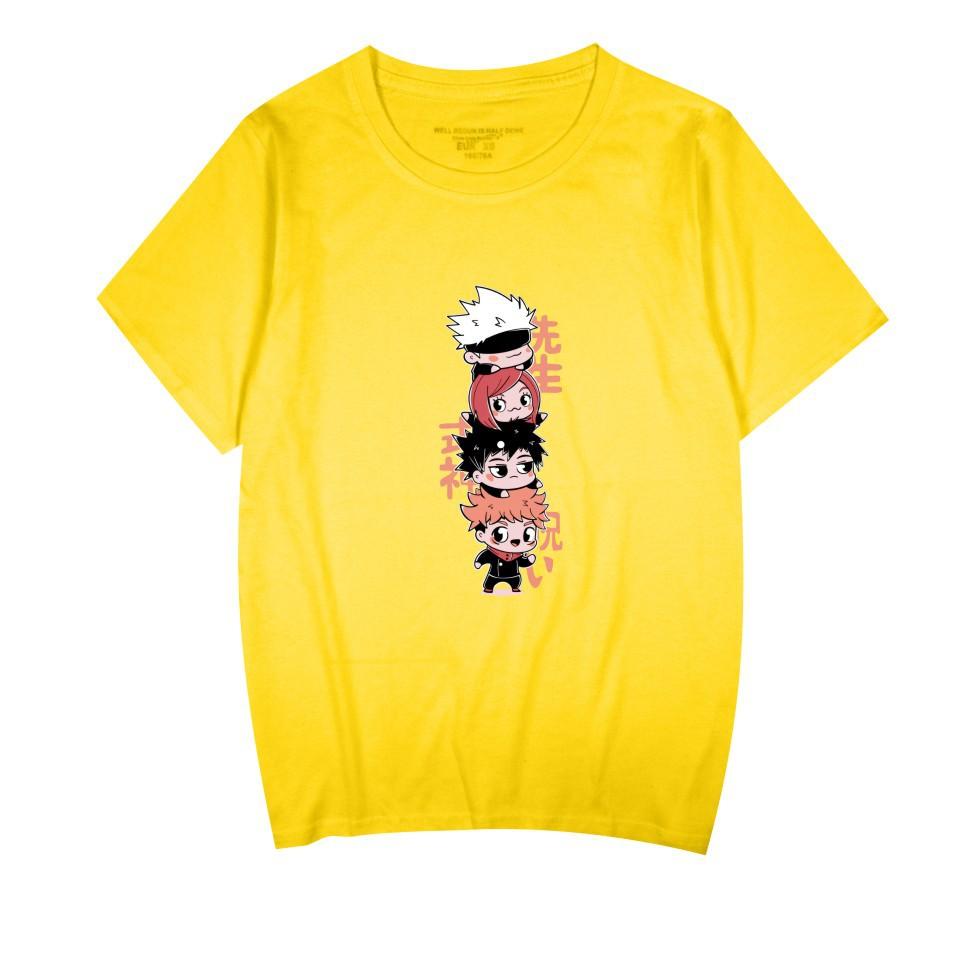 Anime Jujutsu Kaisen Printed Women Men's Fashion Cartoon Cosplay Short Sleeve T-Shirts