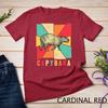 Retro Vintage Style Capybara Design - Capybara T-Shirt Unisex T-shirt 3