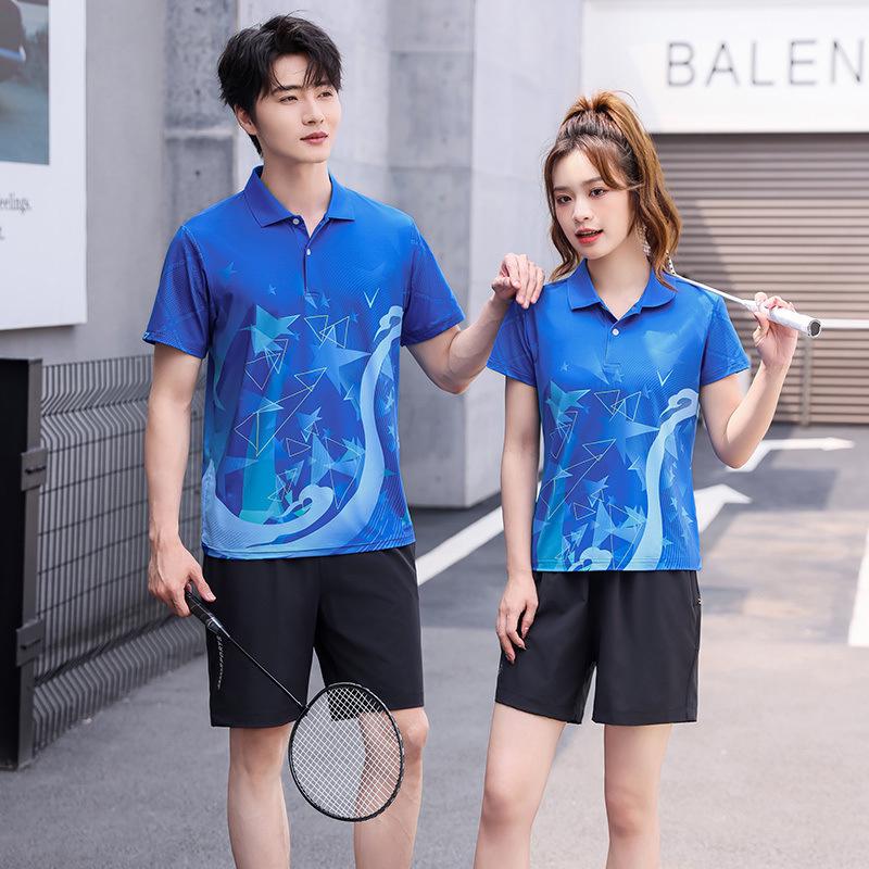 Short Sleeve Quick-Dry Sportswear Set: Custom Polo Shirt for Group Work with Logo Printing