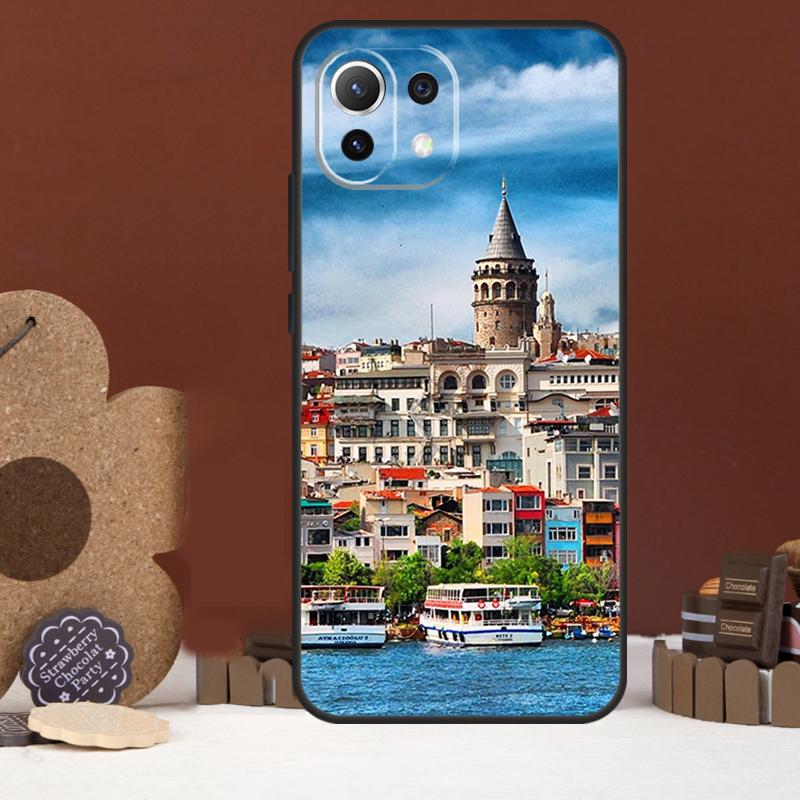 Turkey Istanbul Scenery Building Case For Xiaomi 14 15 Ultra 15T 14T 13T 17 Pro Max POCO X7 Pro X5 X6 F5 F6 F7 F8 Ultra Cover