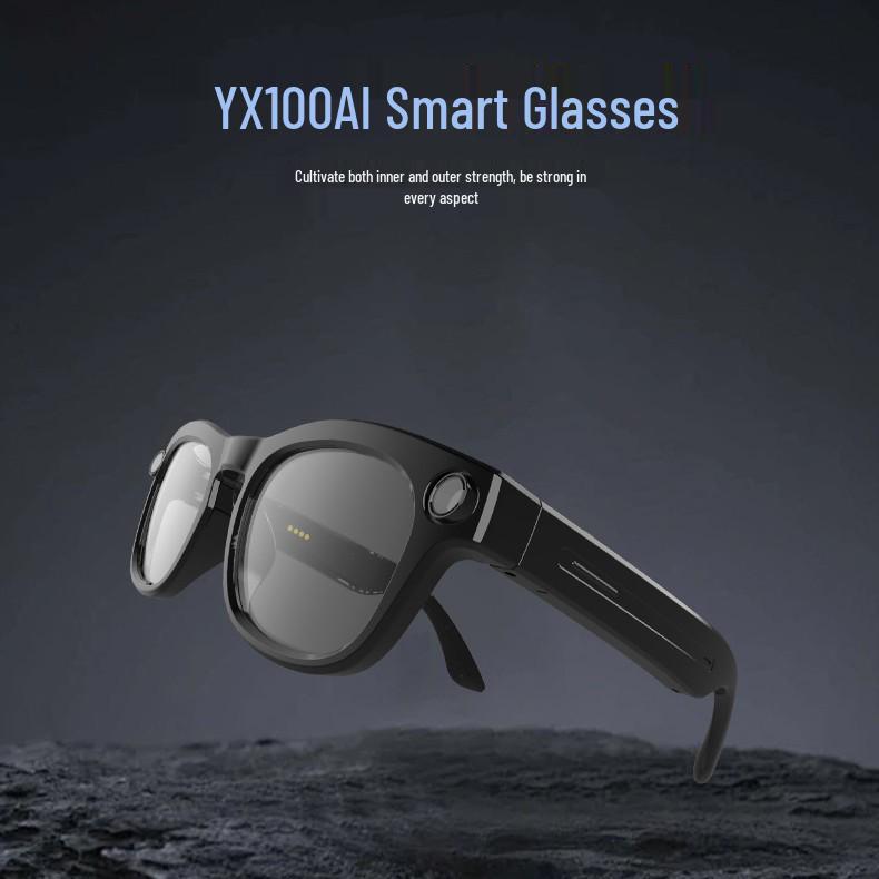 YX100 Smarte Bluetooth-Brille mit Audio- und KI-Funktionen