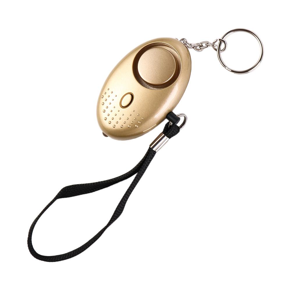

Safety Women Child Elder Girl Personal 120dB Self Defense Keychain Scream Alert Security Alarm золотий