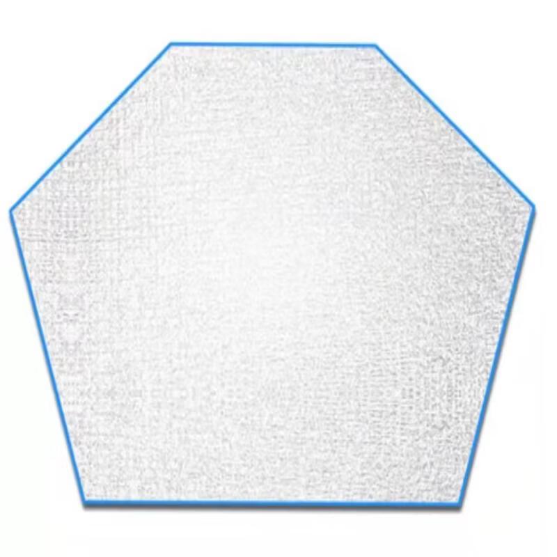 Chuangjingpin Portable Hexagonal Double-Layer Camping Tent 3-4 Person