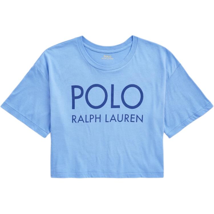 

Polo Ralph Lauren Ss25 Logo Print Cotton Short Sleeve T-Shirt Women tops 211843281-001 S