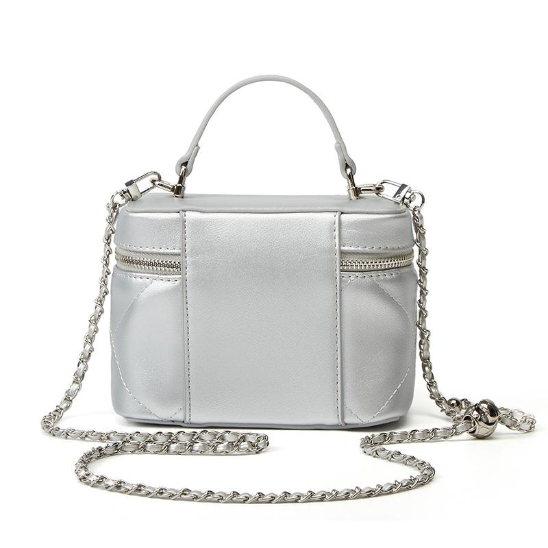 Xiaoxiangfeng Chain Box Bag Women'S Small And Versatile Classic Diamond Bag Fashionable Portable Messenger Shoulder Small Square Bag
