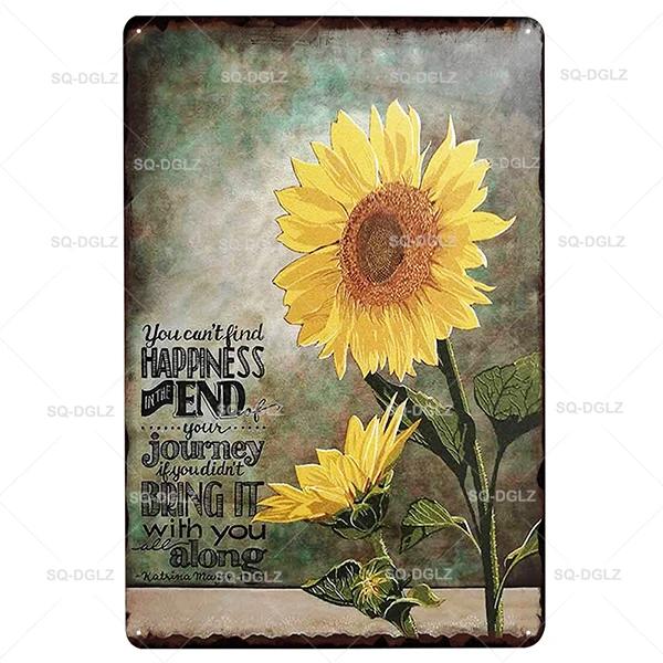 

SQDGLZGarden Rules Metal Sign Vintage Metal Plaque Plates Decor For Pub Bar Home Wall Decor Tin Signs Flower Poster Gift 20x30cm（7.8x11.8inch）