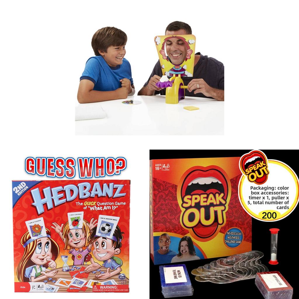 Childrens Puzzle Logic Guess Who Interactive Tabletop Family Card Game With Plastic Material For Kids