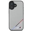 Funda para iPhone 16 BMW Hardcase MagSafe Perforada Línea Tricolor