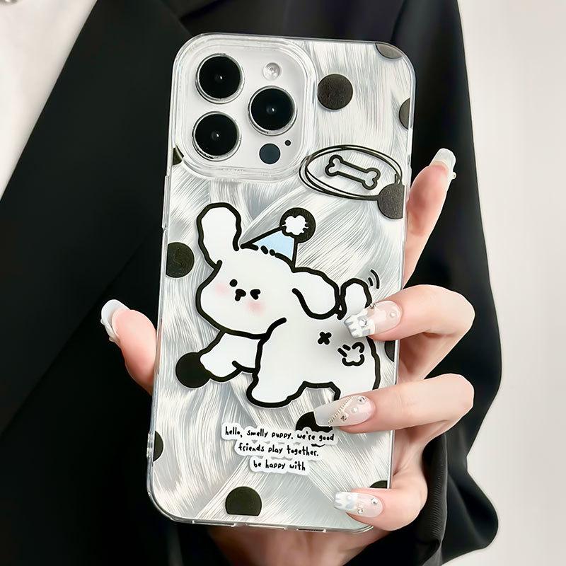 Zhitai Clear Feather Yarn Case for iPhone Models: 13 Pro, 14, 15, 16 Pro Max