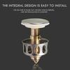 Universal Wash Basin Bounce Drainer Filter Anti-Clogging Bathroom Sink Drainer