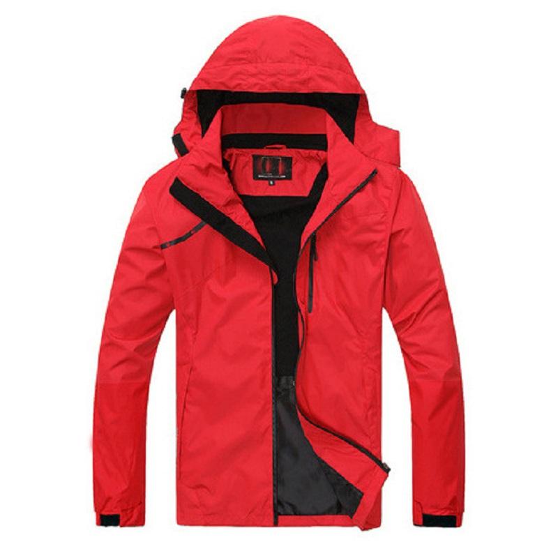 Premium Quality Thin Outdoor Men's Large Size Hooded Windproof Waterproof Jacket