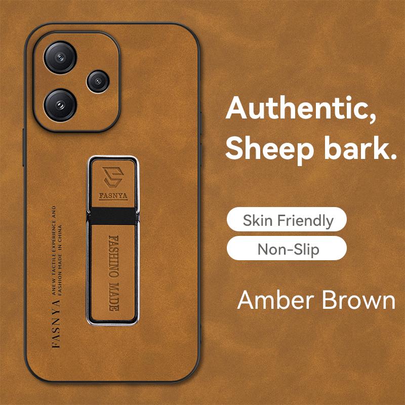 Etui na Redmi 12 5G Luksusowy Magnetyczny Uchwyt Skórzane Etui na Telefon dla Xiaomi Redmy Redmi12 5G 6.79" Wstrząsoodporny Bumper Tylna Pokrywa