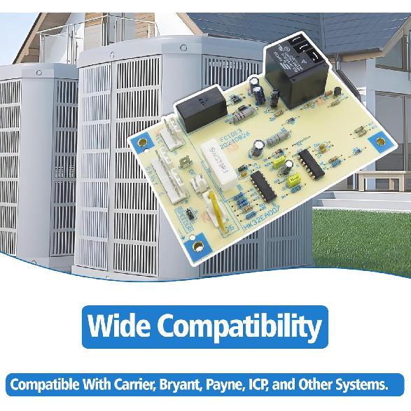 Upgraded HK32EA007 HK32EA001 Defrost Timer Control Board,For Carrier Bryant Payne HVAC Heat Pumps CEPL130524-01