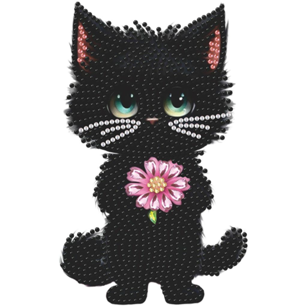 DIY 2D Flat Print Acrylic Diamond Painting Tabletop Ornaments Kit with Head Shaking Function Desktop Diamond Art Kits Home Decor