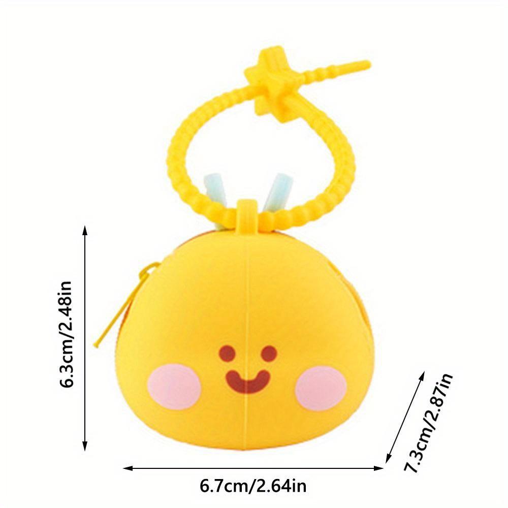 Silicone Earphone Storage Bag Cartoon Shell Bee Silicone Coin Purse Wear-resistant Ultra Light Earphone Cover Gift