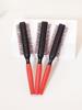 3pcs Natural Brush with Plastic Handle Anti-static and Heat-resistant Round Curly Hair Comb Special for Real Hair Wigs