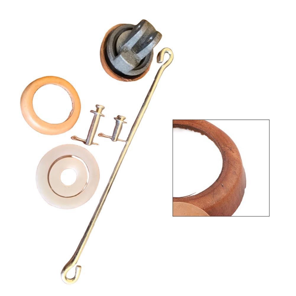 Hand Pump Parts Replacement Piston Perfect For DIY Repairs Cast Iron Constructed Complete Maintenance Set Efficient Water Flow