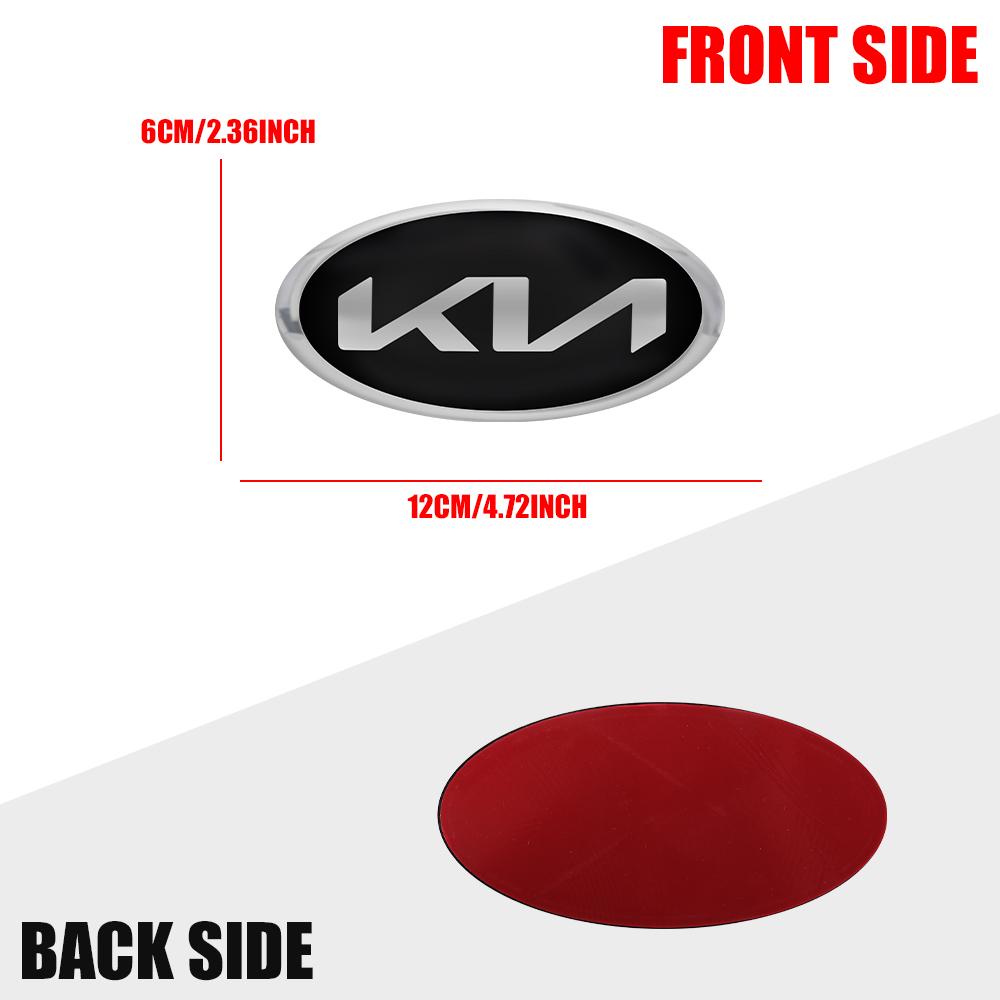 1pcs 3D Car Emblem Center Badge Sticker Decal Styling Accessories For KIA Rio Ceed Sportage Cerato Soul Sorento K2 K5 Picanto