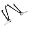 Fit For BMW K42 HP4 K46 S1000RR K47 S1000R Compatible Rear Passenger Footpeg Footrest& Brackets Motorcycle Pedal System