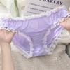 XL to 4XL Plus size Lolita Panties Japanese-Inspired Soft Lace Maiden briefs Comfort-Fit Leg Openings Sweat fairy underpant Sexy underwear