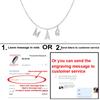 Handmade Personalized Name Necklace  for Women Initial Letter Pendant Cubic Zirconia Choker Necklace Stainless Steel Jewelry